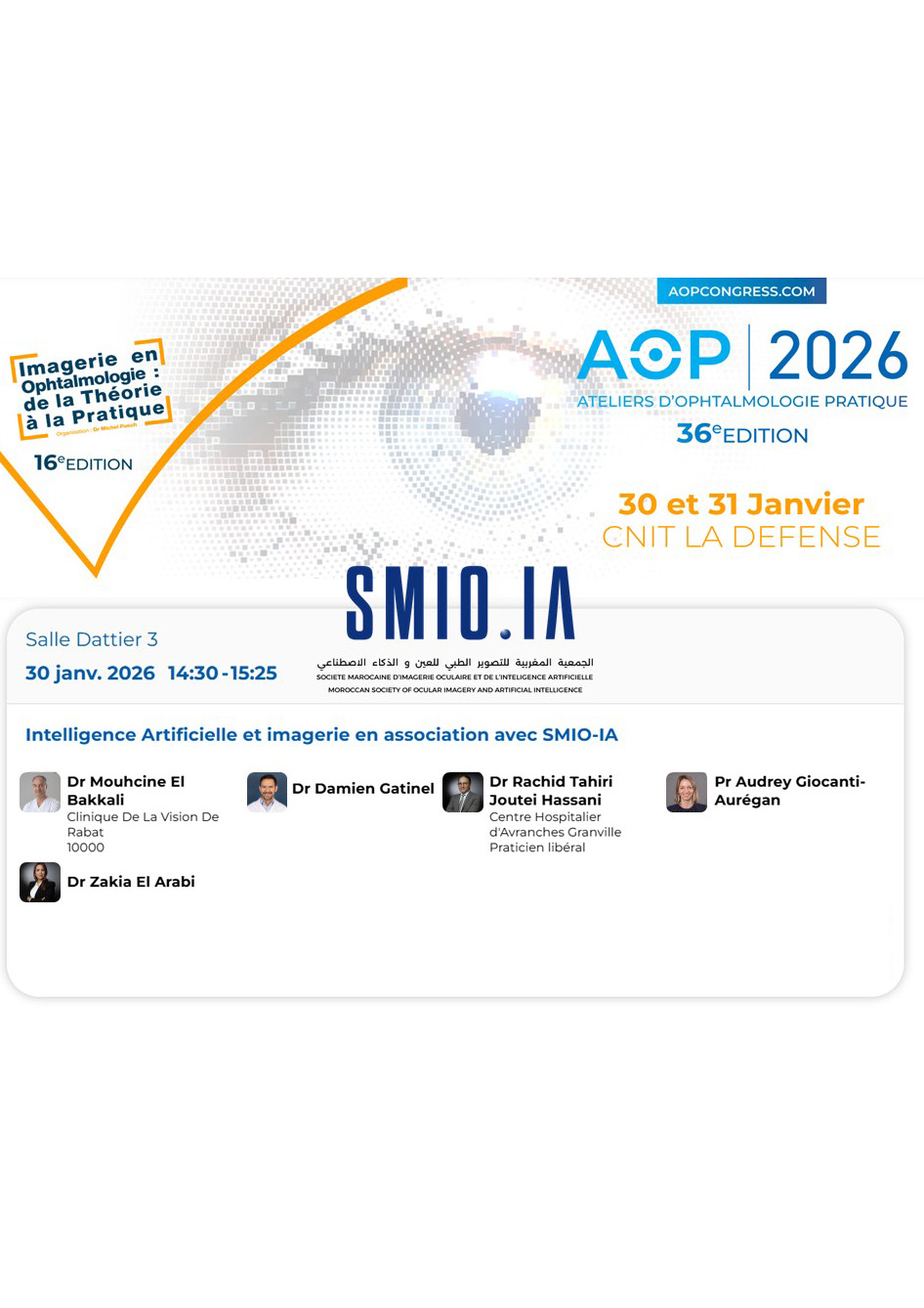 AOP 2026 - Intelligence Artificielle et imagerie